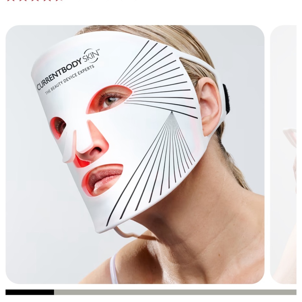 Skin LED Light Therapy Mask - White